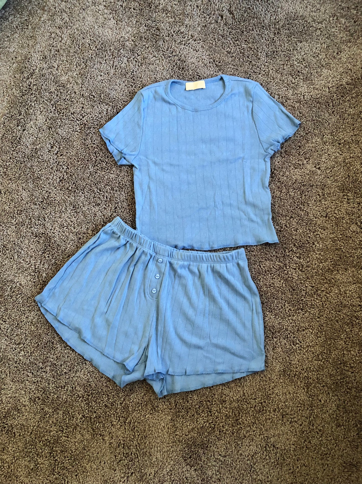 Cotton Blue Lounge Set