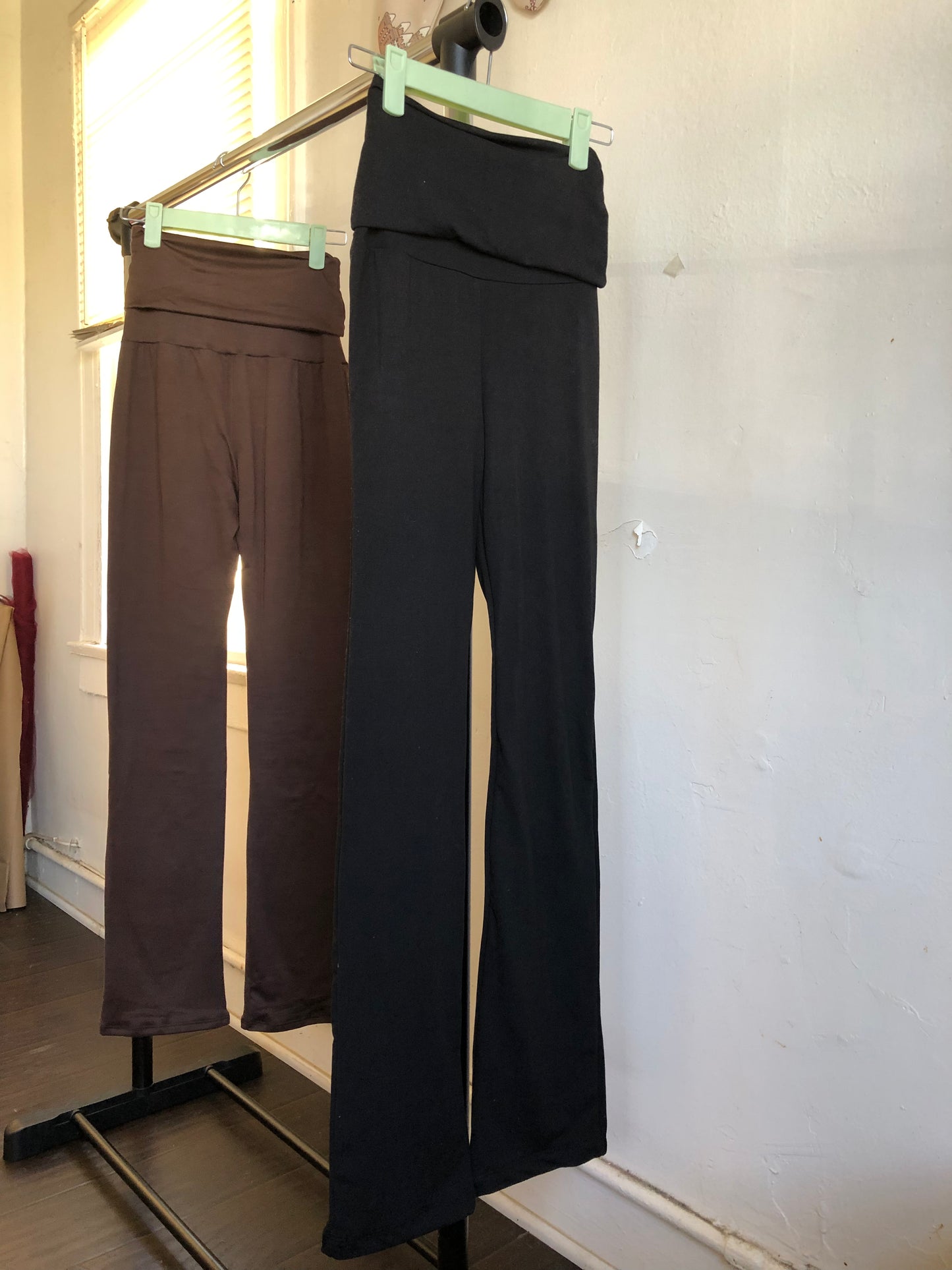 Fold Over Flared Pants