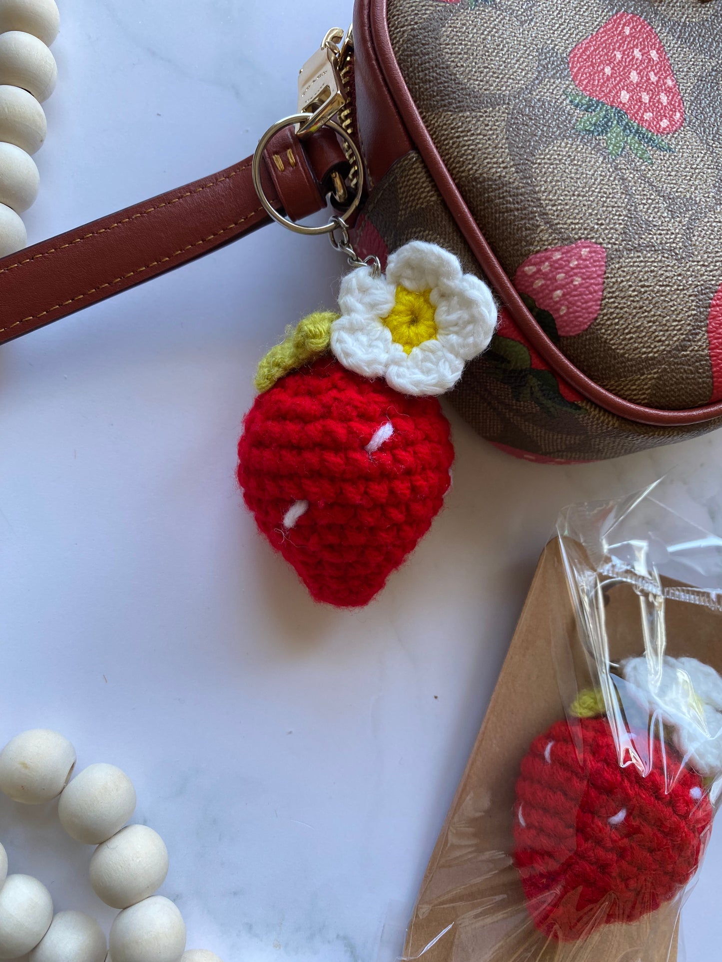 Strawberry Keychain (By Dozen)