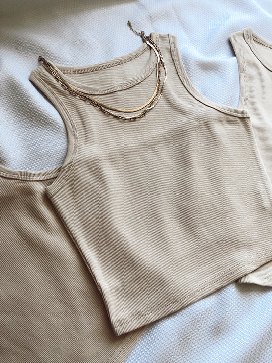 Basic Crop Tank Top